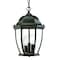 Homeroots 14.75 x 9.5 x 9.5 in. Wexford 3-Light Matte Black Hanging Light 397997 - alternate 5